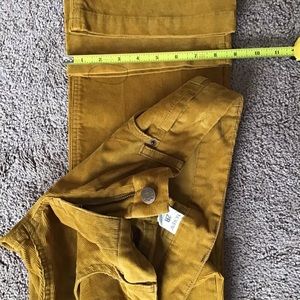 J crew size 2 regular color mustard